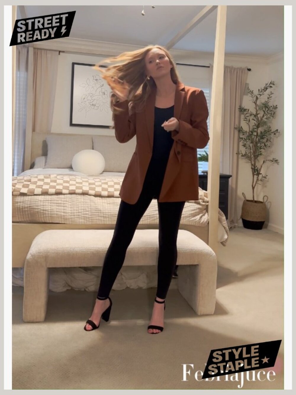 Women's Long Sleeve Lapel Oversized Button Blazer Suit Jacket Work Office - Picture 6 of 7